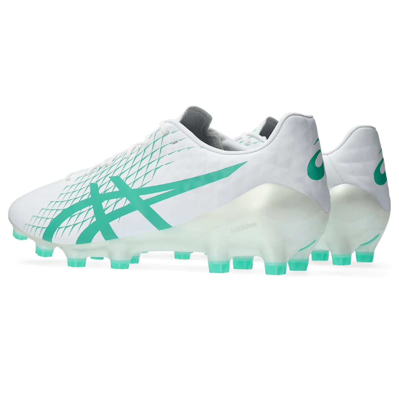 Asics Menace 4 FG Senior Football Boot WHT/AURORA GREEN