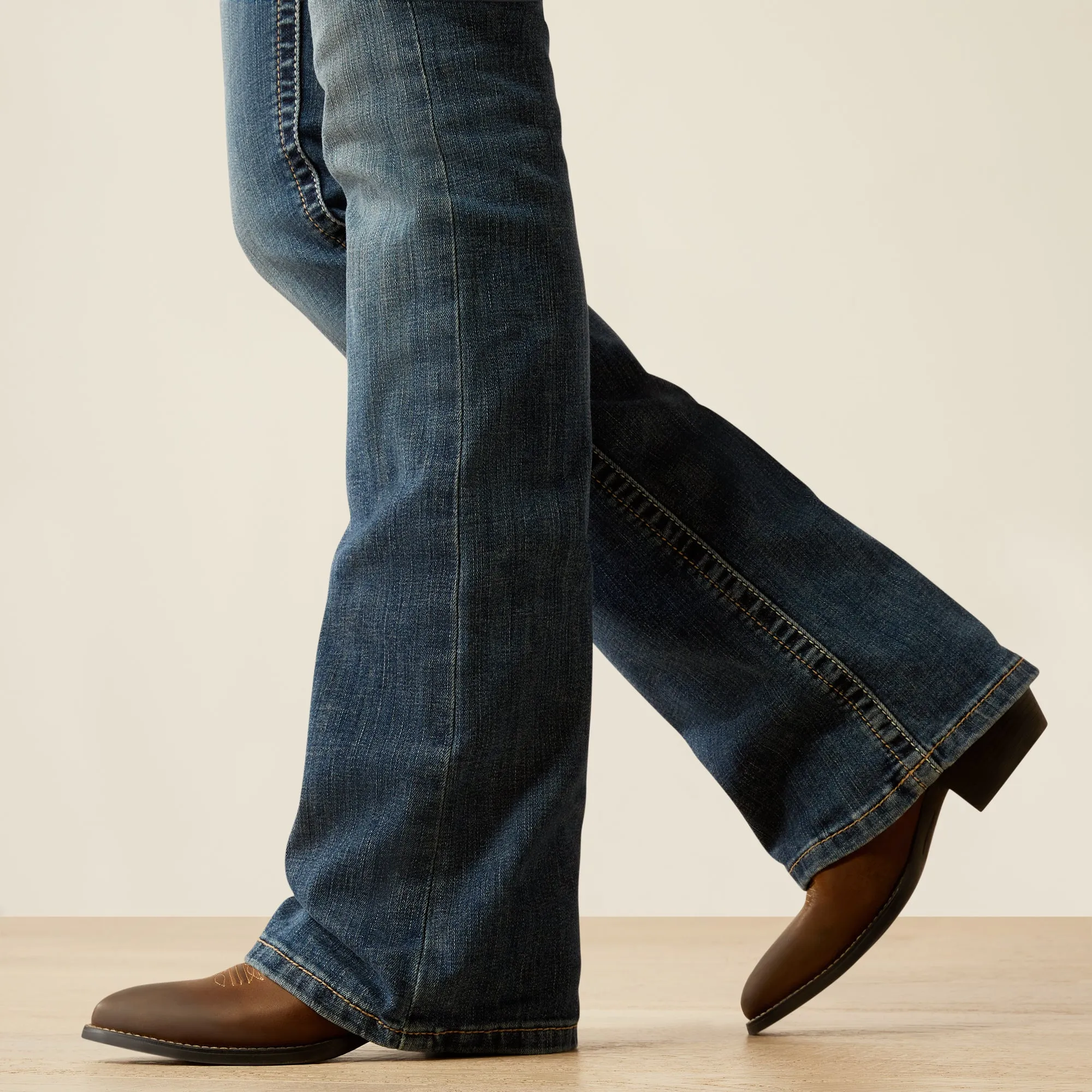 Women's Ariat Mid Rise Amora Boot Cut Jeans #10053527X